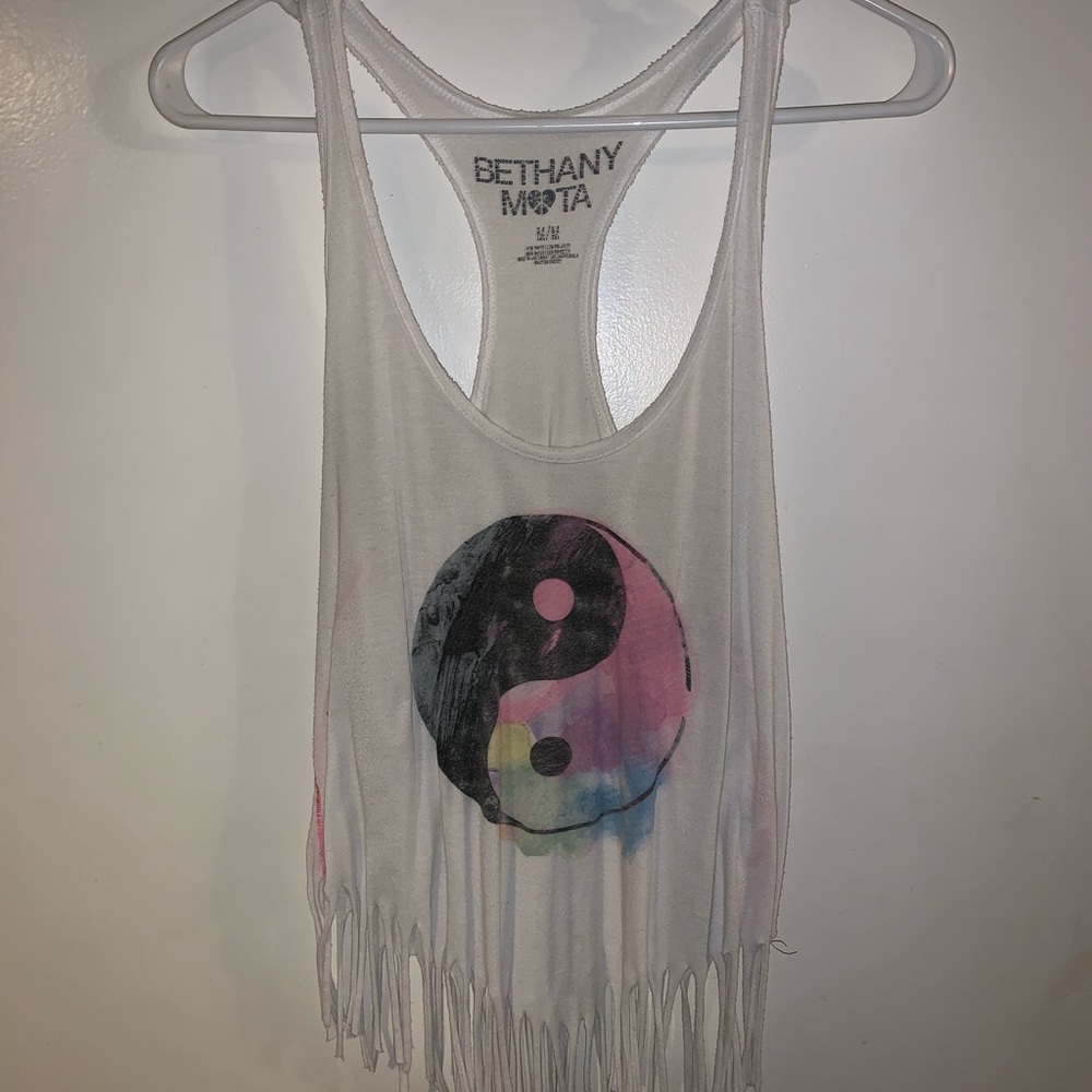Ying-yang tank top